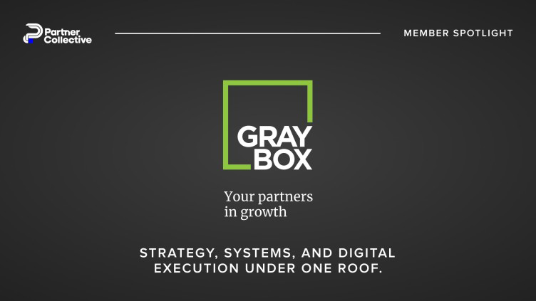 artner Collective Member Spotlight featuring Gray Box — 'Your partners in growth. Strategy, systems, and digital execution under one roof.'